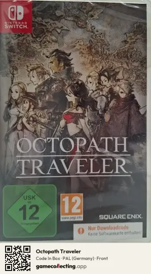 Octopath Traveler Nintendo Switch, Germany box front