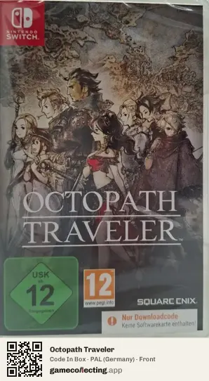 Octopath Traveler Nintendo Switch, Germany box front