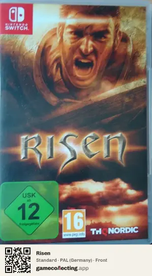 Risen Nintendo Switch, Germany box front