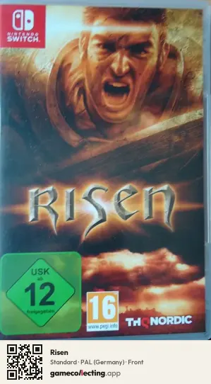 Risen Nintendo Switch, Germany box front