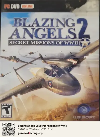 Blazing Angels 2: Secret Missions of WWII Computer, NTSC box front