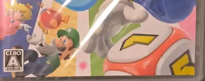 Super Mario Party, the ESRB box on its front