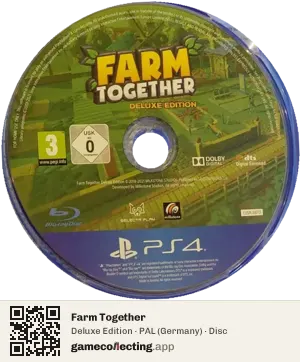 Farm Together PlayStation 4, PAL disc