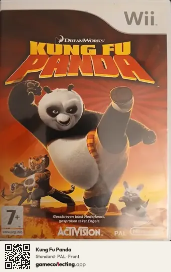 Kung Fu Panda Nintendo Wii, PAL box front