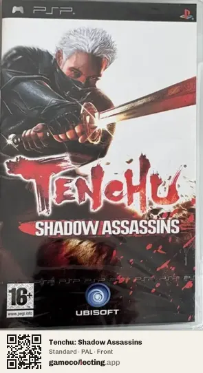 Tenchu: Shadow Assassins PlayStation Portable, PAL box front
