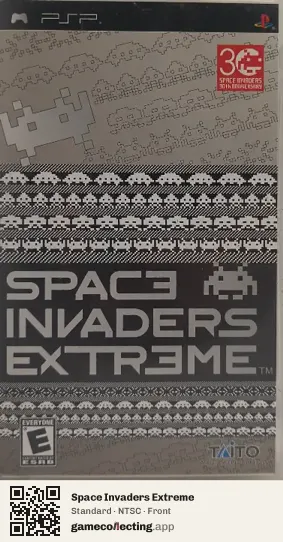Space Invaders Extreme PlayStation Portable, NTSC box front