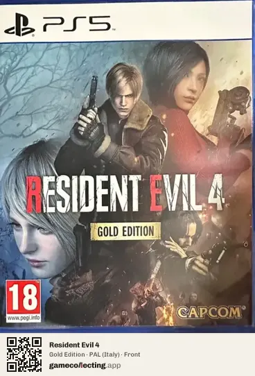 Resident Evil 4 PlayStation 5, Italy box front