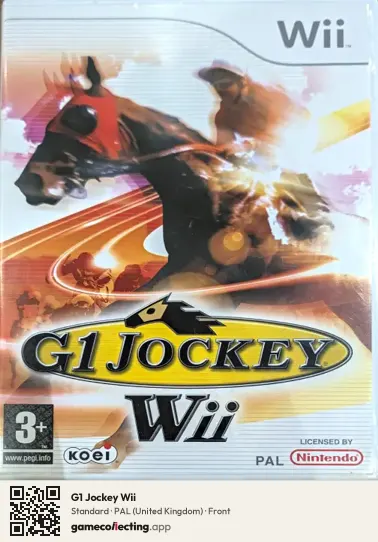G1 Jockey Wii Nintendo Wii, United Kingdom box front