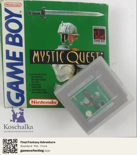 Final Fantasy Adventure Game Boy, PAL box front