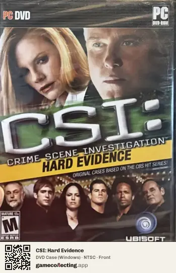 CSI: Hard Evidence Computer, NTSC box front