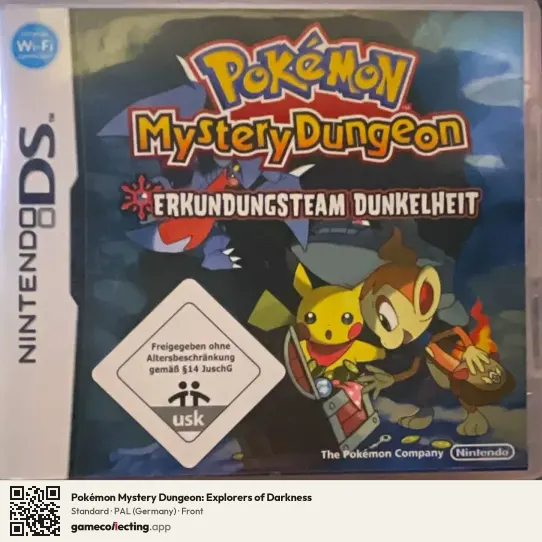 Pokémon Mystery Dungeon: Explorers of Darkness Nintendo DS, Germany box front