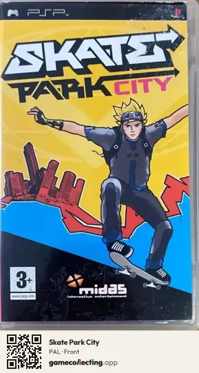 Skate Park City PlayStation Portable, PAL box front