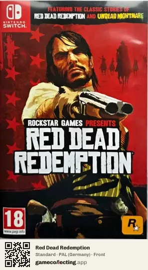 Red Dead Redemption Nintendo Switch, Germany box front