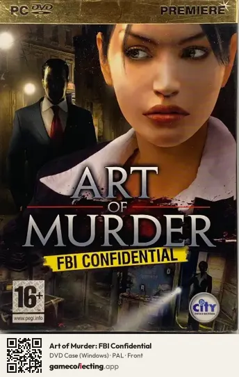 Art of Murder: FBI Confidential Computer, PAL box front