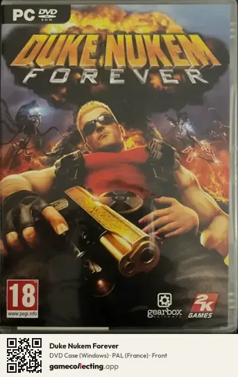 Duke Nukem Forever Computer, France box front