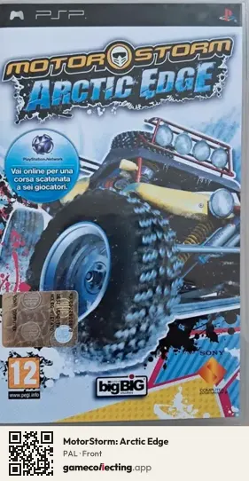MotorStorm: Arctic Edge PlayStation Portable, PAL box front