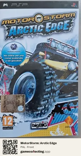 MotorStorm: Arctic Edge PlayStation Portable, PAL box front
