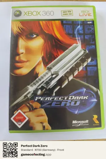 Perfect Dark Zero Xbox 360, Germany box front