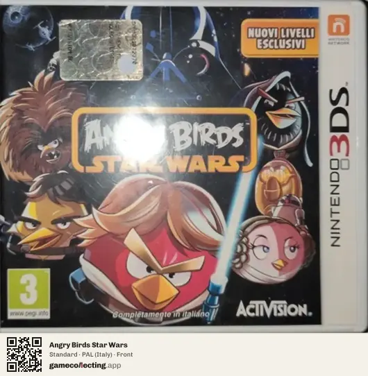 Angry Birds Star Wars Nintendo 3DS, Italy box front