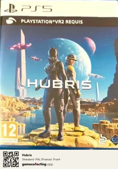 Hubris PlayStation 5, France box front