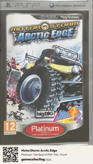 MotorStorm: Arctic Edge PlayStation Portable, PAL box front
