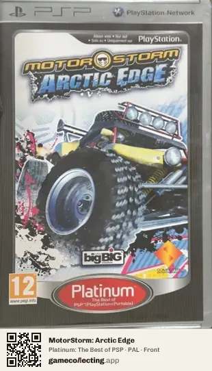 MotorStorm: Arctic Edge PlayStation Portable, PAL box front