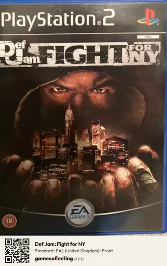 Def Jam: Fight for NY PlayStation 2, United Kingdom box front