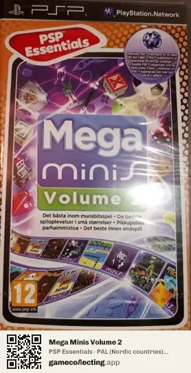 Mega Minis Volume 2 PlayStation Portable, Nordic countries box front