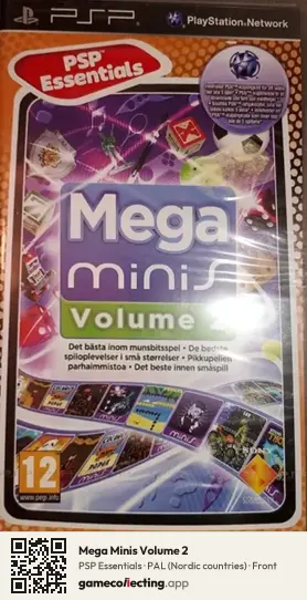 Mega Minis Volume 2 PlayStation Portable, Nordic countries box front