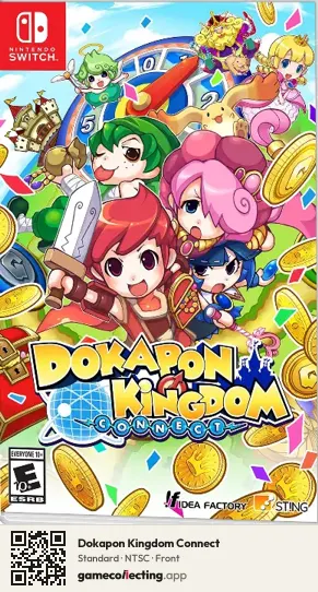 Dokapon Kingdom Connect Nintendo Switch, NTSC box front