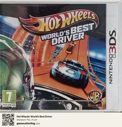 Hot Wheels: World's Best Driver Nintendo 3DS, PAL box front