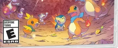 Pokémon Mystery Dungeon: Rescue Team DX, the ESRB box on its front