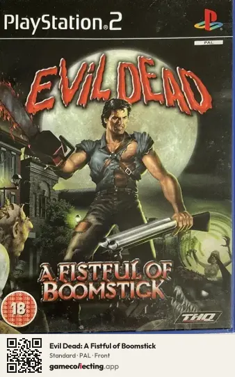 Evil Dead: A Fistful of Boomstick PlayStation 2, PAL box front