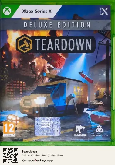 Teardown Xbox Series X, Italy box front