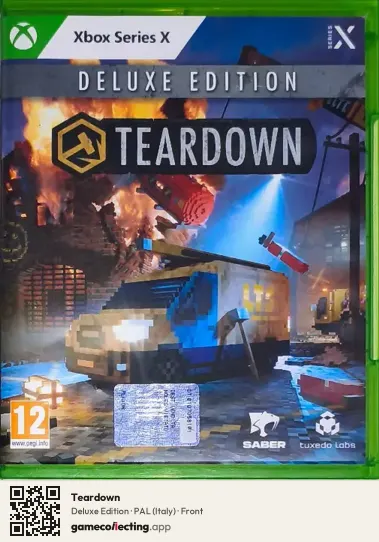 Teardown Xbox Series X, Italy box front