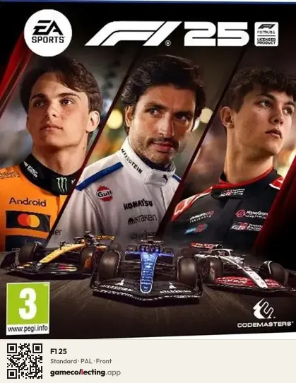 F1 25 PlayStation 5, PAL box front
