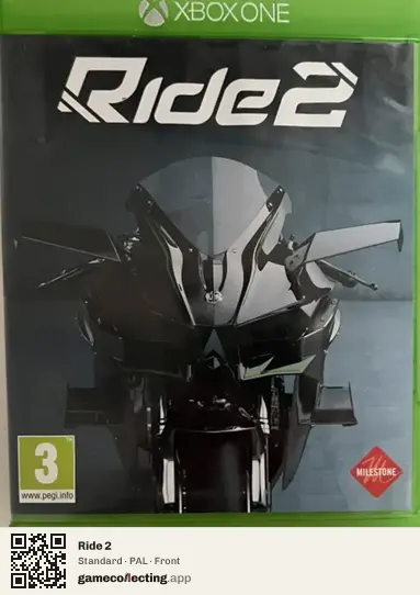 Ride 2 Xbox One, PAL box front