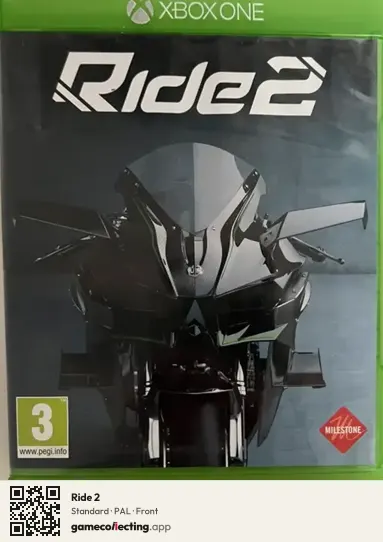 Ride 2 Xbox One, PAL box front