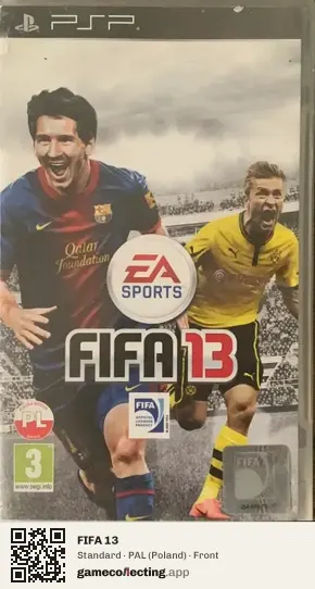 FIFA 13 PlayStation Portable, Poland box front