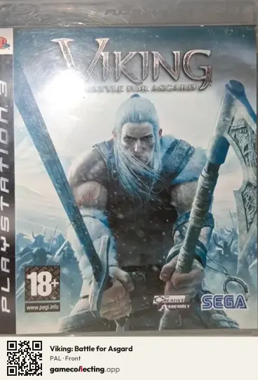 Viking: Battle for Asgard PlayStation 3, PAL box front