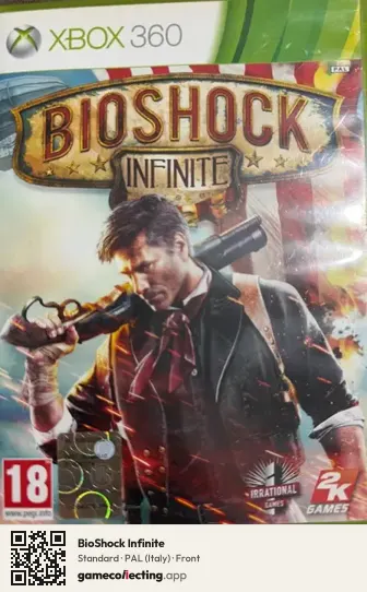 BioShock Infinite Xbox 360, Italy box front