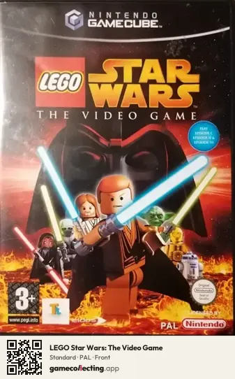 LEGO Star Wars: The Video Game Nintendo GameCube, PAL box front