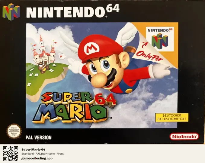 Super Mario 64 Nintendo 64, Germany box front