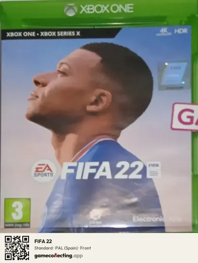 FIFA 22 Xbox One, Spain box front