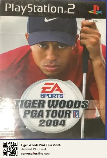 Tiger Woods PGA Tour 2004 PlayStation 2, PAL box front