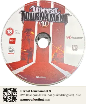Unreal Tournament 3 Computer, PAL disc