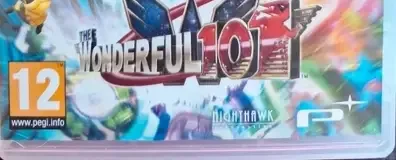 The Wonderful 101: Remastered, the PEGI square on its front