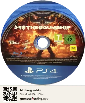 Mothergunship PlayStation 4, PAL disc
