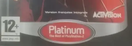 Spider-Man, the PEGI square on its front