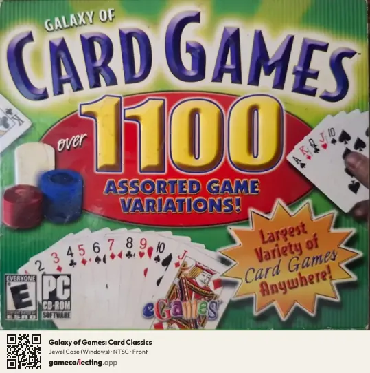 Galaxy of Games: Card Classics Computer, NTSC box front